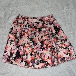 (2 for $10) Lily rose small floral skirt